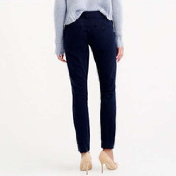 NWT NEW JCREW Annie Chino, Color: Navy, Size: 6 - Picture 3 of 5
